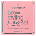 Essence Brow Styling Soap Set festes Augenbrauenseife 3,4 g
