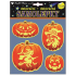 Halloween Sticker im Dunkeln leuchtender Kürbis 23 x 18 cm