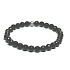 Onyx Facettenarmband elastischer Naturstein, Kugel 6 mm / 16 - 17 cm, Lebenskraftstein