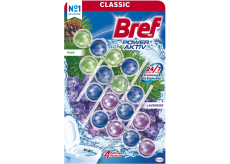 Bref Power Aktiv Kiefer & Lavendel tuhý WC blok, 4× 50 g