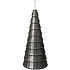 Emocio Baum Kerze metallisch grün 53 x 115 mm