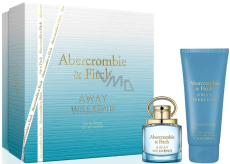 Abercrombie & Fitch Away Weekend Eau de Parfum 50 ml + Body Lotion 200 ml, Geschenkset für Frauen