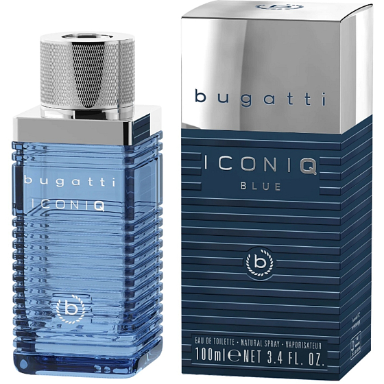 Bugatti Iconiq Blue Eau de Toilette für Männer 100 ml