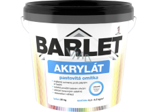 BARLET akrylát pastovitá omítka rýhovaná 2 mm, 25 kg