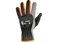 Furny Arbeits-Handschuhe kombiniert, Größe 10, 1 Paar