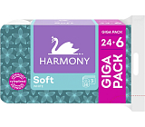 Harmony Soft White 3-lagiger Toilettenpapier, 30 Rollen, 15 m Rolle