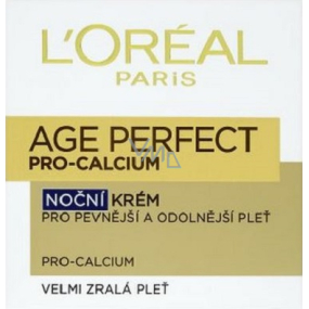 Loreal Age Age Re-Perfect Pro-Kalzium-Nachtcreme für straffere und widerstandsfähigere Haut 50 ml
