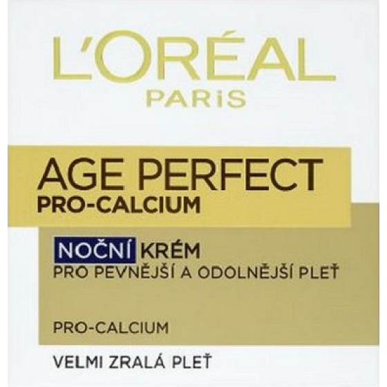 Loreal Age Age Re-Perfect Pro-Kalzium-Nachtcreme für straffere und widerstandsfähigere Haut 50 ml