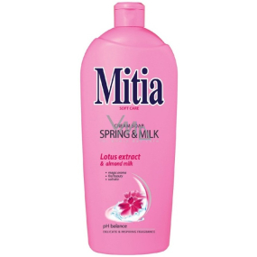 Mitia Spring & Milk Lotus Milch Flüssigseife nachfüllen 1 l