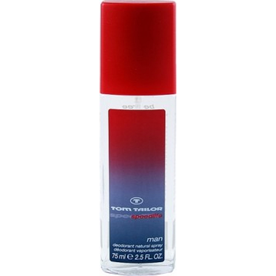Tom Tailor Speed Life Man parfümiertes Deodorantglas für Männer 75 ml