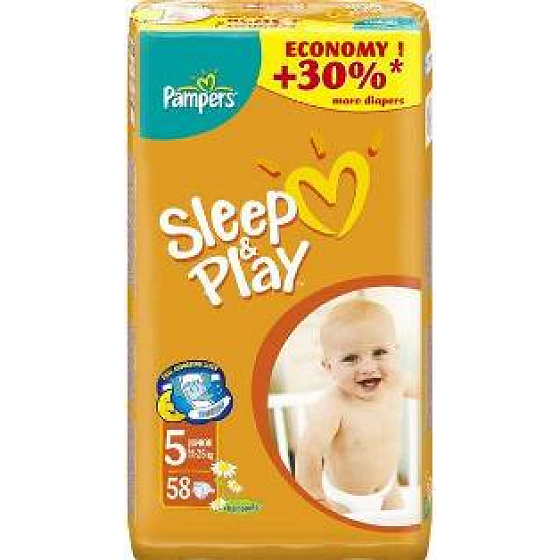 Pampers Sleep & Play 5 Junior Jumbo 11 - 25 kg Windelhöschen 58 Stück