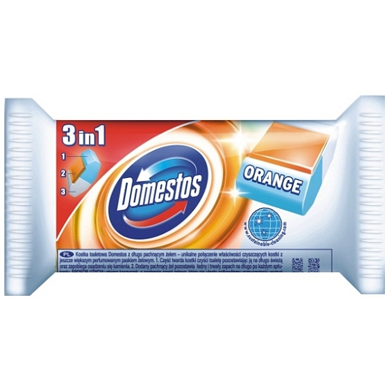 Domestos 3in1 Orange WC Ersatzblock 40 g