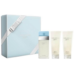 Dolce & Gabbana Hellblau Eau de Toilette 100 ml + Körpercreme 50 ml + Duschgel 100 ml, Geschenkset Dolce & Gabbana Hellblau Eau de Toilette 100 ml + Körpercreme 50 ml + Duschgel 100 ml, Geschenkset