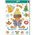 Fensterfolie ohne Kleber fröhliche Bilder von Linien Junge auf Schlittschuhen 42 x 30 cm