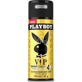 Playboy Vip für Ihn SkinTouch Deodorant Spray für Männer 150 ml