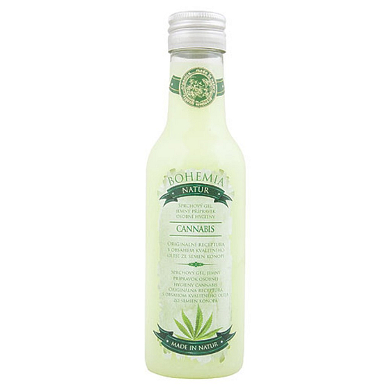 Böhmen Geschenke Cannabis Hanföl cremiges Duschgel 200 ml