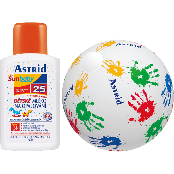 Astrid Sun Baby F25 Sonnencreme für Kinder 200 ml aufblasbarer Ball