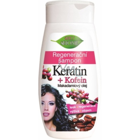Bione Cosmetics Keratin & Coffein Regenerierendes Shampoo für alle Haartypen 250 ml