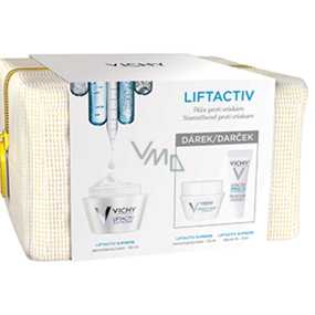 Vichy Liftactiv Supreme Anti-Falten-Tagescreme 50 ml + Nachtcreme 15 ml + Serum 3 ml + Etui, Kosmetikset