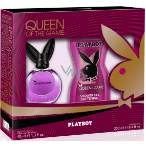 Playboy Königin des Spiels Eau de Toilette für Frauen 40 ml + Duschgel 250 ml, Geschenkset