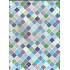 Nekupto Geschenk Kraftbeutel 24 x 18 x 8 cm Blau mit Würfeln