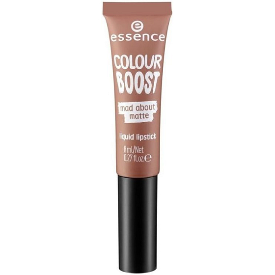 Essence Colour Boost Mad About Flüssiger Mattlippenstift 01 Dusty Romance 8 ml