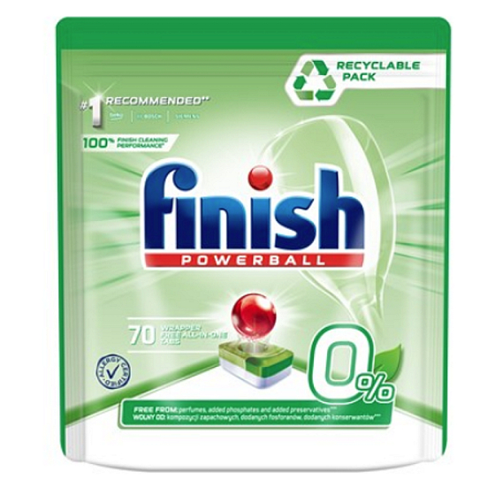 Finish Eco All in 1 0% Geschirrspültabs 70 Stück