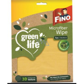 Fino Green Life Mikrofasertuch, recyceltes PES 36 × 36 cm, 1 Stück