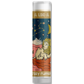 Crazy Rumors Zodiac Löwe Lippenbalsam mit Zitrus-, Gewürz- und Waldfruchtgeschmack 4,4 ml