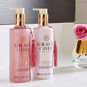 Grace Cole Warm Vanilla & Sandalwood - Vanilla & Sandalwood flüssige Handseife 300 ml + sanfte Handlotion 300 ml, Kosmetikset für Frauen