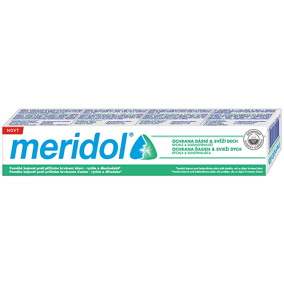 Meridol Zahnfleischschutz & Frischer Atem gegen Zahnfleischbluten und Mundgeruch Zahnpasta 75 ml