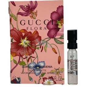 Gucci Flora Gorgeous Gardenia Eau de Parfum für Frauen 1,5 ml mit Spray, Fläschchen