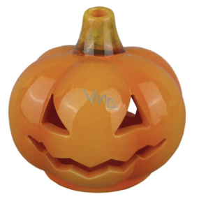 Keramik-Kürbis-Kerzenhalter Halloween 8,5 x 8 cm