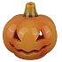 Keramik-Kürbis-Kerzenhalter Halloween 8,5 x 8 cm