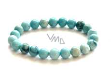 Larimar Armband 8mm/16 - 17cm, AA Liebe, Ruhe, Ausgeglichenheit