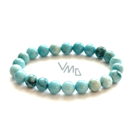 Larimar Armband 8mm/16 - 17cm, AA Liebe, Ruhe, Ausgeglichenheit Larimar Armband 8mm/16 - 17cm, AA Liebe, Ruhe, Ausgeglichenheit