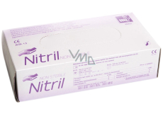 Vulkan Dona Rukavice jednorázové nitrilové vyšetřovací modré, velikost M, 100 kusů