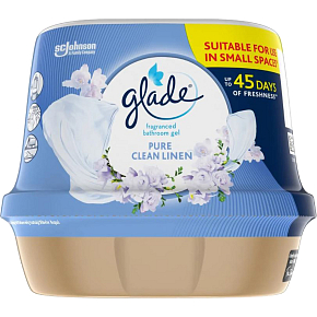 Glade Clean Linen Duftgel für das Badezimmer, 180 g