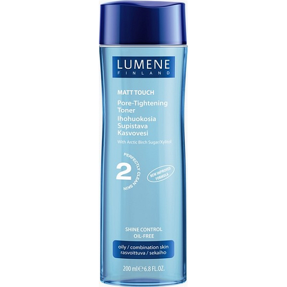 Der Lumene Cleansing Matt Touch Balancing Toner reinigt die Poren bis zu einer Tiefe von 200 ml
