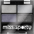 Miss Sports Studio Farbe Quattro Lidschatten 401 Smoky Blue Eyes 3,2 g