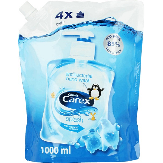 Carex Splash antibakterielle Flüssigseife nachfüllen 1 l