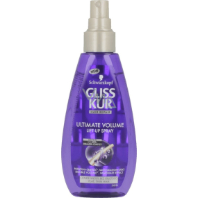 Gliss Kur Ultimate Volume Lift-Up Spray für lockeres und feines Haar ohne ein Volumen von 150 ml