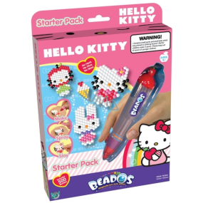Ep Line Bindeez Hello Kitty Starter Pack Magic Beads 500 Perlen, empfohlen ab 4 Jahren
