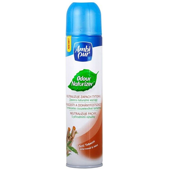 Ambi Pur Fresh Scents Anti-Tabak Zedernholz Lufterfrischer Spray 300 ml