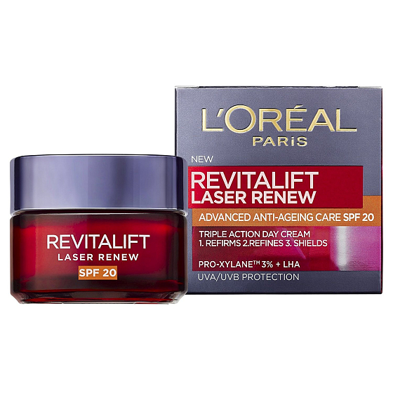 Loreal Paris Revitalift Laser Renew Advanced Anti-Aging Care SPF 20-Tage-Creme zur Faltenkorrektur 50 ml