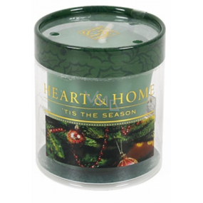 Heart & Home Weihnachtsbaumduft Soja-Duftkerze ohne brennende Verbrennungen bis zu 15 Stunden 53 g