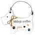 Nekupto Pets Holzschild Ich liebe meinen Hund 12 x 9 cm