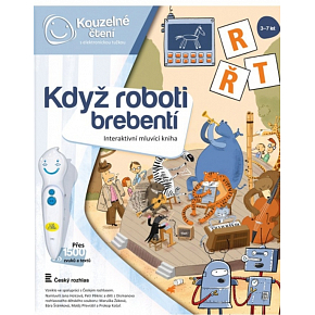 Albi Magisches Lesen interaktives sprechendes Buch Wenn Roboter plappern, Alter 3+