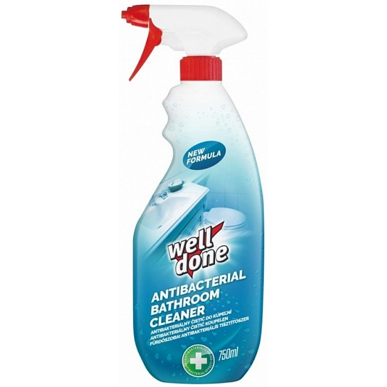 Well Done Badezimmer antibakterieller Reiniger 750 ml Sprühflasche