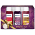 Tetesept Rest + Glücksmomente + Indisches Ayurveda-Bad Badekonzentrat 3 x 20 ml Miniatur-Kosmetikset